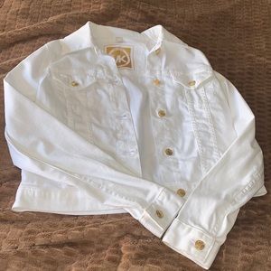 MK White Jean Jacket